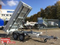 ABVERKAUF Pongratz 3-SKS 3600/17 T-AL 3500 Tandem Dreiseitenkipper E-Pumpe Rampenschacht