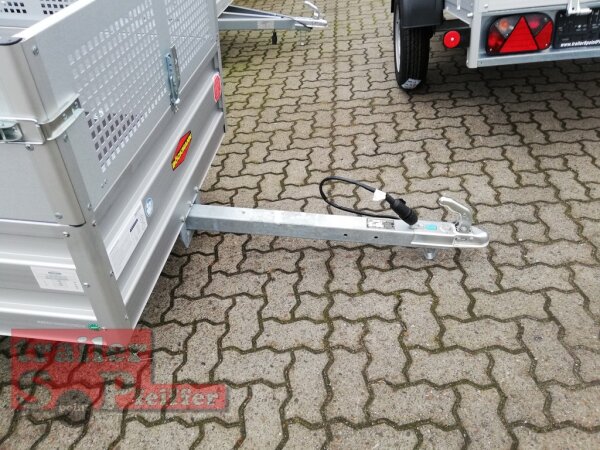 Böckmann TL-AL 2111/75 ALU Tieflader Anhänger - Ungebremst Mit Laubau ...