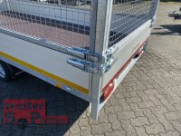 EDUARD 4018 -GD- Hochlader, Bordwände 30cm -2700kg- Lfh: 56cm -195/55R10 mit 4018 - Laubgitter pendelbar - 70cm hoch