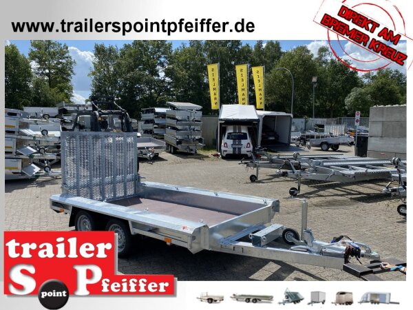 ABVERKAUF Vlemmix MT 3015 3000 KG - B Maschinentransporter - Baggeranhänger