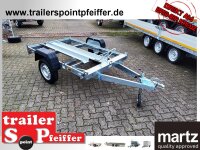 martz GP1 - kippbarer Motorrad - Anhänger - 750 kg - 1 Standschiene - 100 KMH