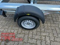 HUMBAUR Motorradanhänger HM 102113 mit 3 Standschienen - 1.000 KG