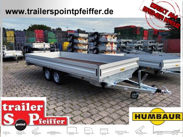 HUMBAUR HT 305221 GR Hochlader ALU 3000 kg gebremst - 522 x 207