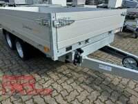 B-WARE I Saris K3 356 184 3500 2 E - 3500 kg 3 Seitenkipper - mit Elektropumpe + NOT  - ALU Rampen und Stützen