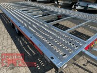 Lorries PLI35-5521 - 3500 kg kippbarer leichter Autotransporter mit ALU Standschienen