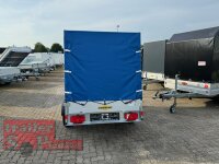 HUMBAUR Startrailer H 752513 ALU 750 kg ungebremst 251 x 131 mit Hochplane TX-Line