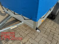 HUMBAUR Startrailer H 752513 ALU 750 kg ungebremst 251 x 131 mit Hochplane TX-Line