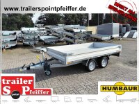 HUMBAUR HUK 273117 I 314 x 175 I 2700 KG I Rückwärtskipper mit Handpumpe