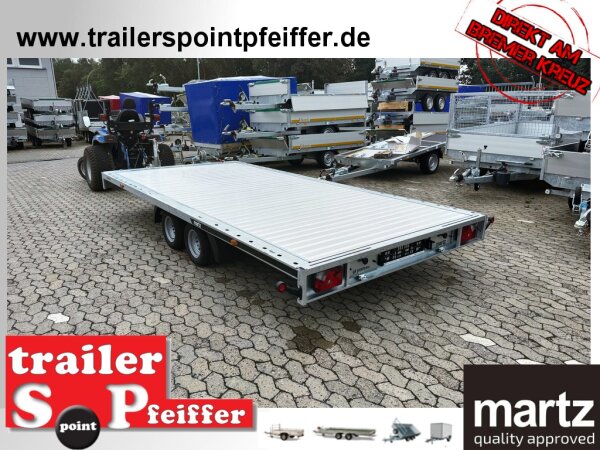 martz GT PLATEAU 450 S 2.7T - Rampen - Winde - Universal Multitransporter  - ALU BODEN