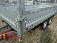 AUSSTELLER / Pongratz 3-SKS 3600/17 T-AL 3000 Tandem Dreiseitenkipper E-Pumpe Rampenschacht Original Laubgitter