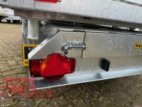 AKTION I HUMBAUR HTK 3500.31 I 314 x 175 I 3500 KG I Dreiseitenkipper mit E-Pumpe mit ALU Rampen und Stützen