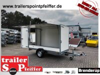 Brenderup  CD 300 BD 1300 CARGO DYNAMIC Koffer  - 300 x 155 x 185 mit Aufstellklappe in FR rechts