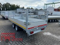 EDUARD 4018 -GD- 3 Seitenkipper, Bordwände 30cm -3500kg- E & H-Pumpe - Lfh: 66cm -195/50R13 mit 4018 - Laubgitter pendelbar - 70cm hoch