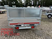 EDUARD 3318 -GD- 3 Seitenkipper, Bordwände 30cm -3500kg- E & H-Pumpe - Lfh: 63cm -195/50R13 mit Stahl - Kastenaufsatz