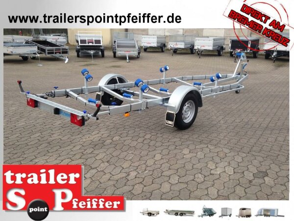 Vlemmix  B15 - Bootstrailer 1500 kg 6,3m Rahmen - 100 KM/H