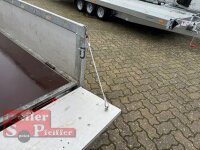 Gebraucht I Hapert Azure 1350 KG  250 x 130 cm Tieflader Anhänger mit Tempo 100 und H-Gestell