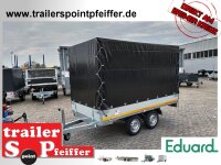 EDUARD 3015 -GD- Hochlader, Bordwände 30cm -2000kg- Lfh: 72cm -155R13 mit Hochplane EDITION Black Bill