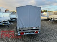 martz Basic 264/2 - 750 kg Tandem Anhänger 264 x 126 mit ECO Hochplane 140 cm Innenhöhe