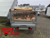 Ausstellungsstück - Pongratz L-RK 2715 G-AL 1500 kg ALU Rückwärtskipper gebremst mit Laubgitter und Ladung Brennholz