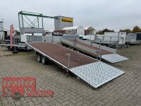 martz GT UNIVERSAL 500/2 S 3,5T hydraulisch kippbarer Auto und Maschinentransporter