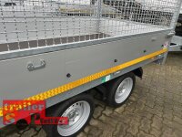 B-Ware I EDUARD 2615 -GD- Hochlader, Auffahrschienen, Bordwände 30cm -2000kg- Lfh: 63cm -195/50R13 - mit SI-GI Laubgitter