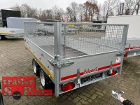 B-Ware I EDUARD 2615 -GD- Hochlader, Auffahrschienen, Bordwände 30cm -2000kg- Lfh: 63cm -195/50R13 - mit SI-GI Laubgitter