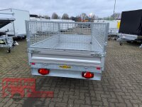 HUMBAUR HUK 152715 I 268 x 150 I 1500 KG I Rückwärtskipper mit Handpumpe mit SI-GI Laubgitter