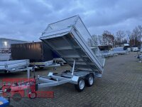 HUMBAUR HUK 273117 I 314 x 175 I 2700 KG I Rückwärtskipper mit Handpumpe mit SI-GI Laubgitter