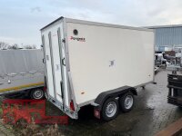 Gebraucht I Pongratz PKL Koffer 350x150 mit Tür/Rampe Kombination - 2600 KG - Anhänger aus 04.2024