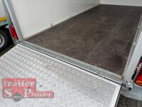 Gebraucht I Pongratz PKL Koffer 350x150 mit Tür/Rampe Kombination - 2600 KG - Anhänger aus 04.2024