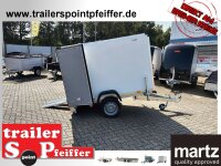 B-Ware I martz Smart Box 2315 - kippbarer Koffer - Kurbel - Rampen - ungebremst -  4 Stützen - 100 KM/H - Plywood Koffer Anhänger