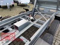 B-Ware / Pongratz 3-SKS 3600/17 T-AL 3000 Tandem Dreiseitenkipper E-Pumpe Rampenschacht Original Bordwandaufsatz ( ALU )