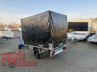 WM Meyer HLNK 1523/141 BLACK EDITION - 1500 kg ALU Rückwärtskipper gebremst mit Hochplane EDITION Black Bil