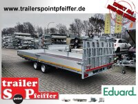 REDUZIERT I EDUARD 5020 -GD- Hochlader, kippbar, Auffahrklappe, Bordwände 30cm -3500kg- E-Pumpe - Lfh: 63cm -195/50R13