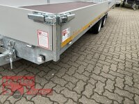 REDUZIERT I EDUARD 5020 -GD- Hochlader, kippbar, Auffahrklappe, Bordwände 30cm -3500kg- E-Pumpe - Lfh: 63cm -195/50R13