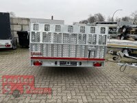 REDUZIERT I EDUARD 5020 -GD- Hochlader, kippbar, Auffahrklappe, Bordwände 30cm -3500kg- E-Pumpe - Lfh: 63cm -195/50R13