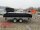 HUMBAUR HTK 3500.37 STAHL I 363 x 185 I 3500 KG I Dreiseitenkipper mit E-Pumpe - Rampenschacht  mit Fuhrmann Stahlbordwand SCHWARZ