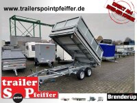 Brenderup TT 5325ATB 3000 kg  3-SEITEN-KIPPER - Rampenschacht -  Elektro und Not - Pumpe mit SE-KA Kastenaufsatz