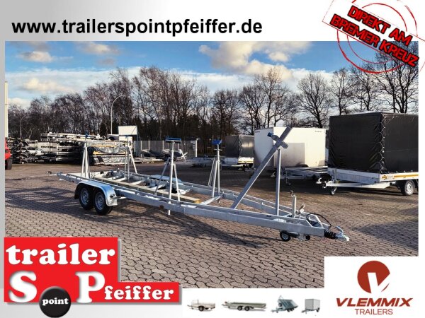 Vlemmix J Trailer - Segelboot Anhänger 7m 3000kg (2x1500kg Achse)