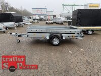 martz UNILADER 300 C 1,3T Universalanhänger kippbar mit Überfahrwand und Bordwandaufsatz