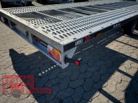 Lorries PL30-5521 - 3000 kg kippbarer leichter Autotransporter mit ALU Standschienen und Rampen