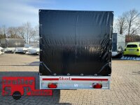 EDUARD 3318 -GD- Hochlader, Bordwände 30cm -2000kg- Lfh: 72cm -155R13 mit Hochplane EDITION Black Bill