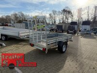 Brenderup 2260 SB 1300 - 258 x 128 x 40 Vorder und Rückwand klappbar - gebremst 1300 KG  mit Laderampe